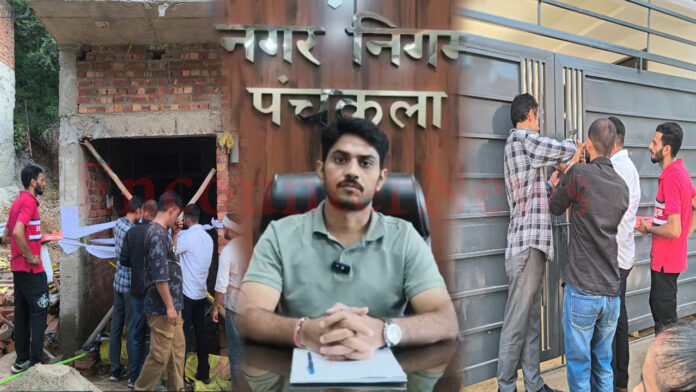 एक्शन मोड में नगर निगम, 6 इमारतों को किया सील, देखें वीडियो