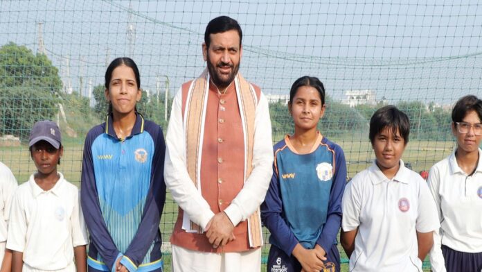 पटियाला में खेल अकादमी में खिलाड़ियों से मिले मुख्यमंत्री नायब सिंह सैनी