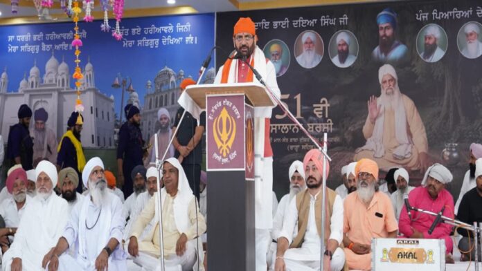 पेहोवा में संत बाबा ईशर सिंह जी के 51वें बरसी समागम में पहुंचे CM Saini