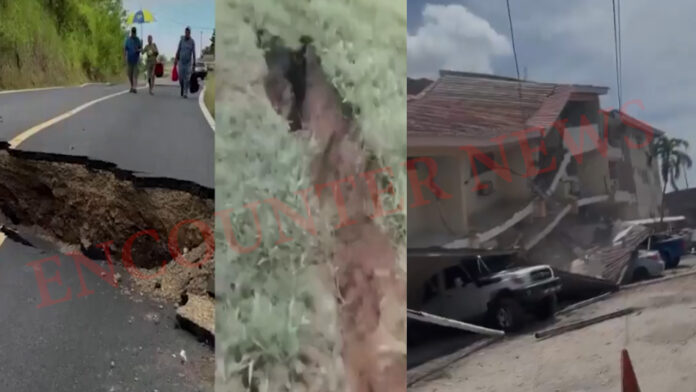 7.7 के बाद अब 6.1 तीव्रता से लगे भूकंप के तेज झटके, टूटे घर और सड़कें, आपातकाल घोषित, देखें वीडियो
