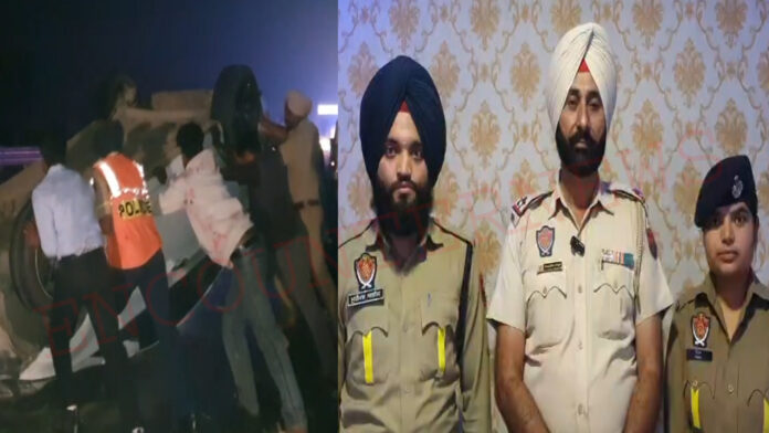 Jalandhar News: National Highway पर पिकअप और कार की टक्कर, दूसरी लेन में पलटी गाड़ियां, एक घायल , देखें वीडियो