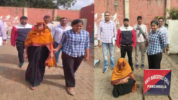 हेरोइन सहित महिला तस्कर गिरफ्तार, आरोपी के परिवारिक सदस्य जा चुके जेल, देखें वीडियो