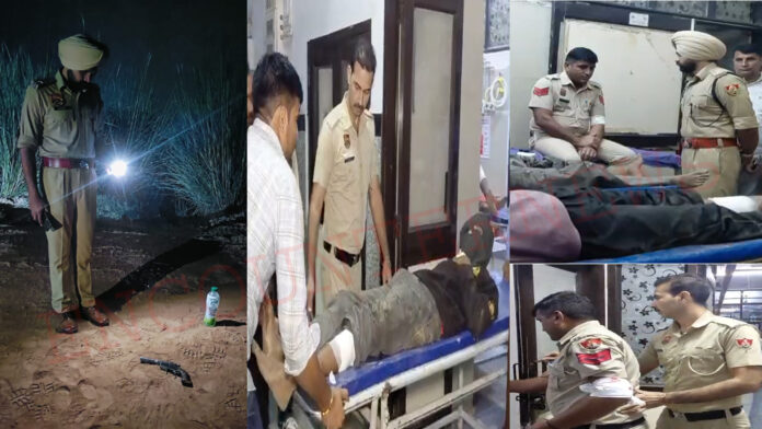 लुटेरों और पुलिस के बीच मुठभेड़: दो आरोपियों के पैर में लगी गोली, तीन गिरफ्तार, देखें वीडियो