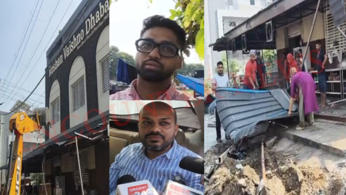 Punjab News: Roshan Vaishno Dhaba के अवैध निर्माण पर चला पीला पंजा, देखें वीडियो