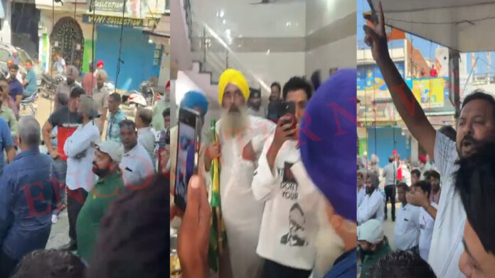 Punjab Bandh को लेकर दुकान को लगाई आग, देखें वीडियो