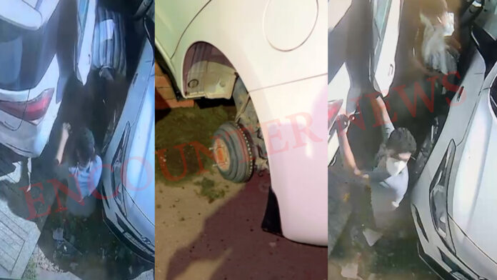 Punjab News: घर के बाहर खड़ी i20 कार के 3 टायर लेकर चोर फरार, देखें वीडियो
