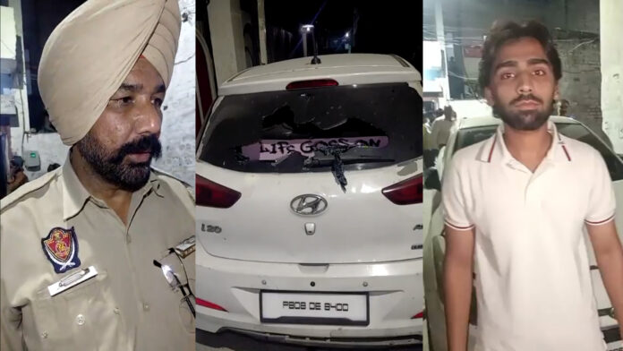 Jalandhar News: दर्जन भर नौजवानों ने गाड़ी पर किया हमला, जान बचाकर भागा पीड़ित, देखें वीडियो