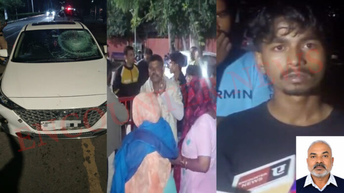 नशे में धुत चालक का कहर, सफाई कर्मचारी को कुचला, मौत, देखें वीडियो