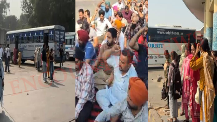 Jalandhar-Ludhiana सहित Punjab भर में सरकारी बसों की हड़ताल, देखें वीडियो
