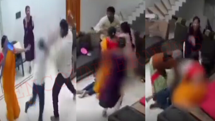 पारिवारिक विवाद के बाद दामाद ने चाकू और डंडे से ससुर पर किया हमला, देखें Viral Video