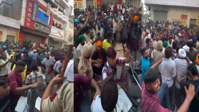 भड़के परविंदर झोटा के समर्थकों ने मेडकिल शॉप पर की तोड़फोड़