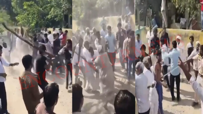 पंचायत चुनाव में 2 गुटों में झड़प, जमकर चले लाठी-डंडे