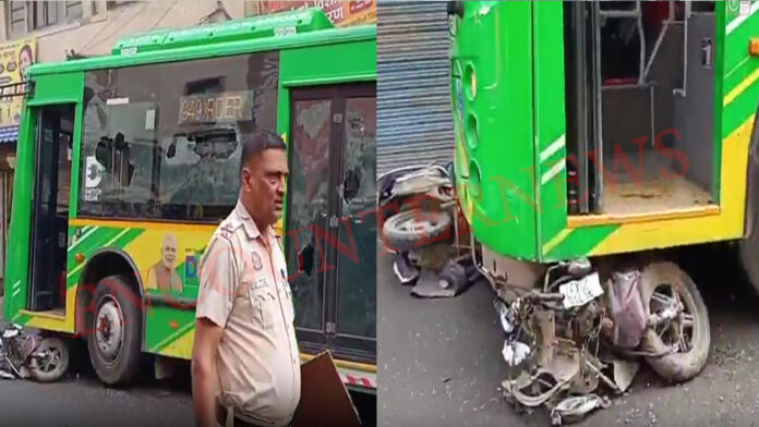 DTC बस ने 3 दोपहिया और एक ई-रिक्शा को रौंदा, 2 की मौत; महिला ड्राइवर फरार