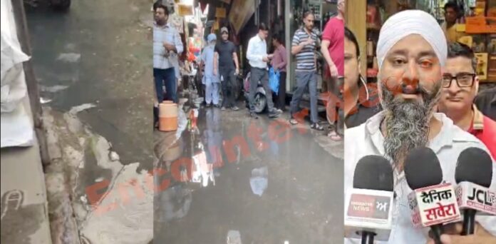 सीवरेज से परेशान अटारी बाजार व्यापारी, दुकानदारों ने दी सख्त चेतावनी, देखें वीडियो