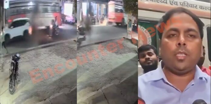 वाहनों को घसीट कर ले गई बेकाबू रोडवेज बस, महिला की मौत, 18 घायल, देखें वीडियो