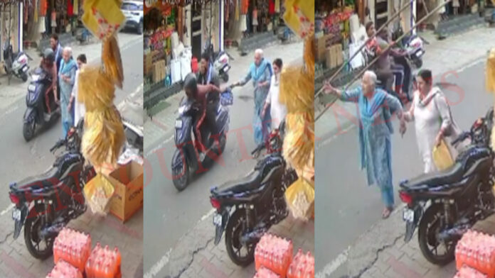 Jalandhar News: बाजार की मेन मार्केट में महिला से स्नेचिंग, देखें वीडियो
