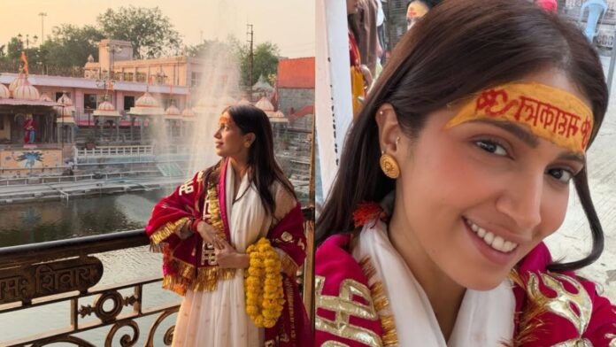 महाकाल की भक्ति में डूबी Bhumi Pednekkar, उज्जैन में टेका माथा, फैंस के साथ शेयर की तस्वीरें