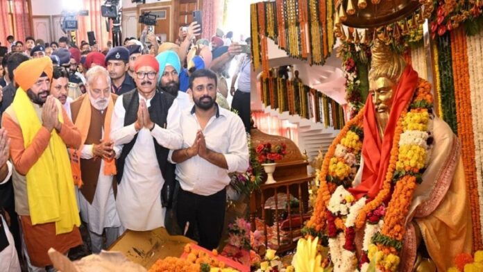 CM Saini ने अमृतसर स्थित भगवान वाल्मीकि तीर्थ स्थल पर टेका माथा