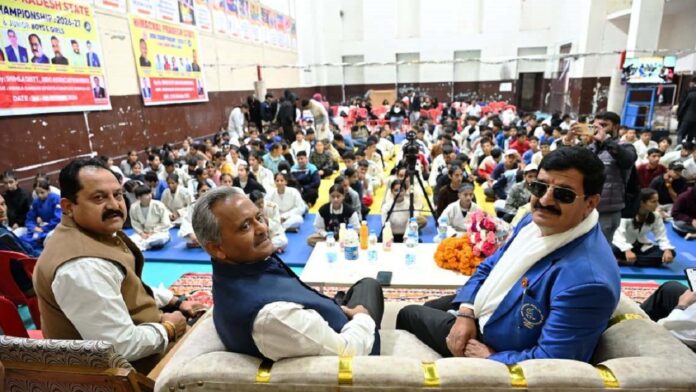 नरेश चौहान ने राज्य स्तरीय कैडेट एवं जूनियर जूडो प्रतियोगिता का शुभारंभ किया