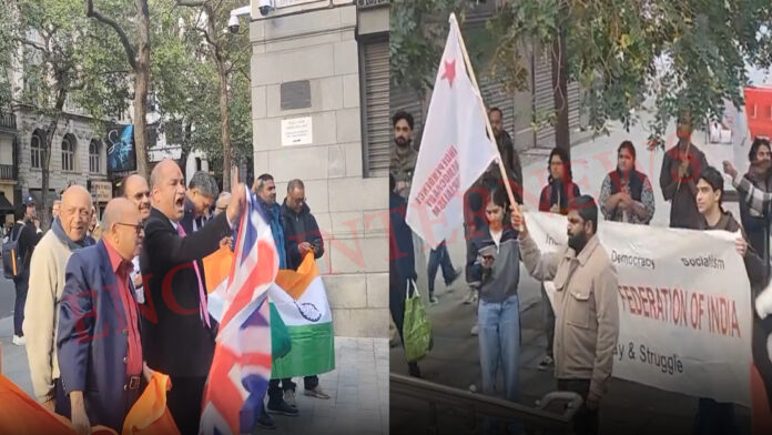 लंदन में ज्ञानेश कुमार के इस्तीफे की मांग, दूसरी तरफ एक-दो कॉकरोच को फेंक दो के लगे नारे, देखें वीडियो