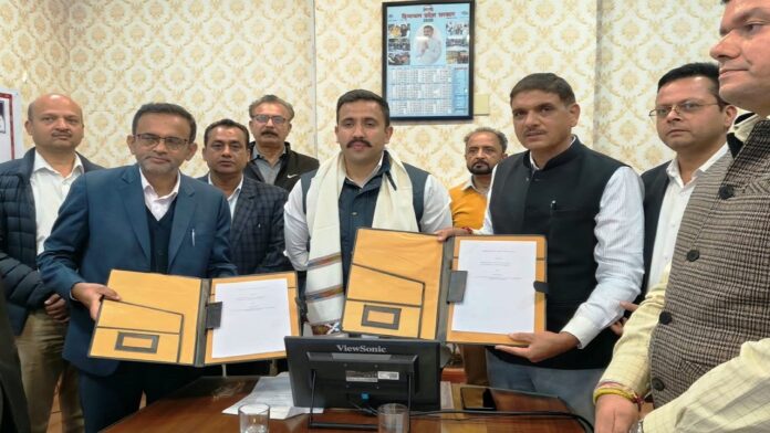 सुन्नी बांध परियोजना के तहत 72.82 करोड़ रुपये के बीच एमओयू हस्ताक्षरित